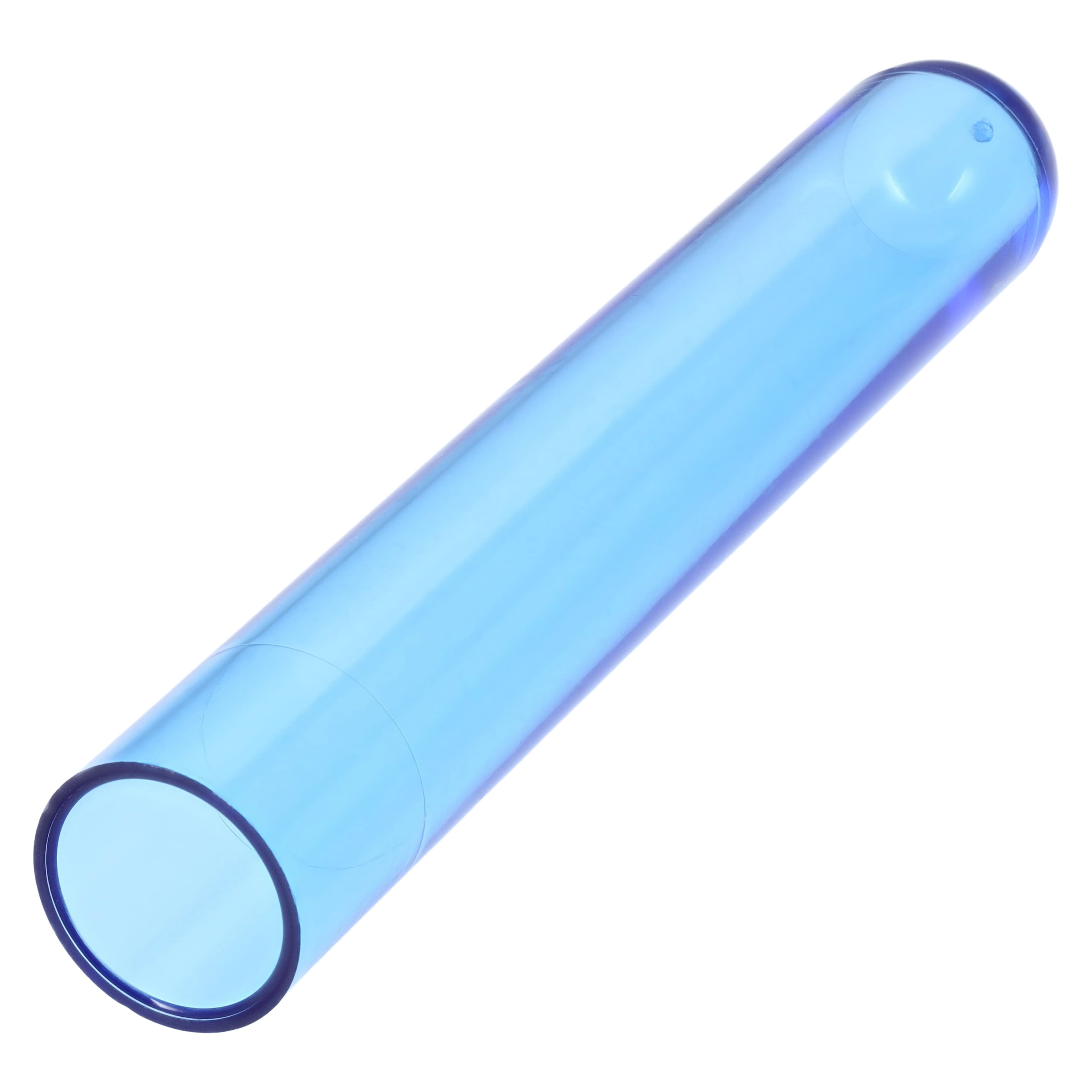 Globe Scientific Polystyrene Test Tube, 5mL, 12x75mm, Round Bottom, Non-Sterile, Light Blue, 1000/Bag - Test Tube Polysty Light Blue - Image 1