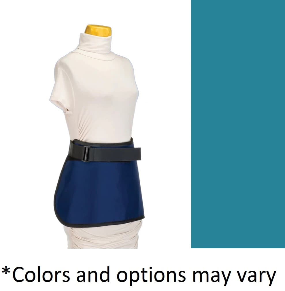 Wolf X-Ray Apronette Lead X-Ray Apron, Unisex, 12x18", 0.5mm Lead Equivalence, Teal - Apronette Lead Teal - Image 1