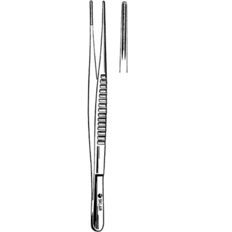 Sklar DeBakey Atraumatic Tissue Forceps, 6-1/4", Stainless Steel - Forceps DeBakey Atraum Tissue - Image 1