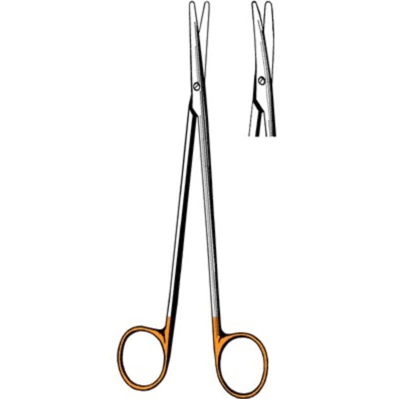 Sklar Surgi-OR Metzenbaum Dissecting Scissors, Curved, 7", Tungsten Carbide, Non-Sterile, Reusable - Scissors Metz Dissect CVD TC - Image 1