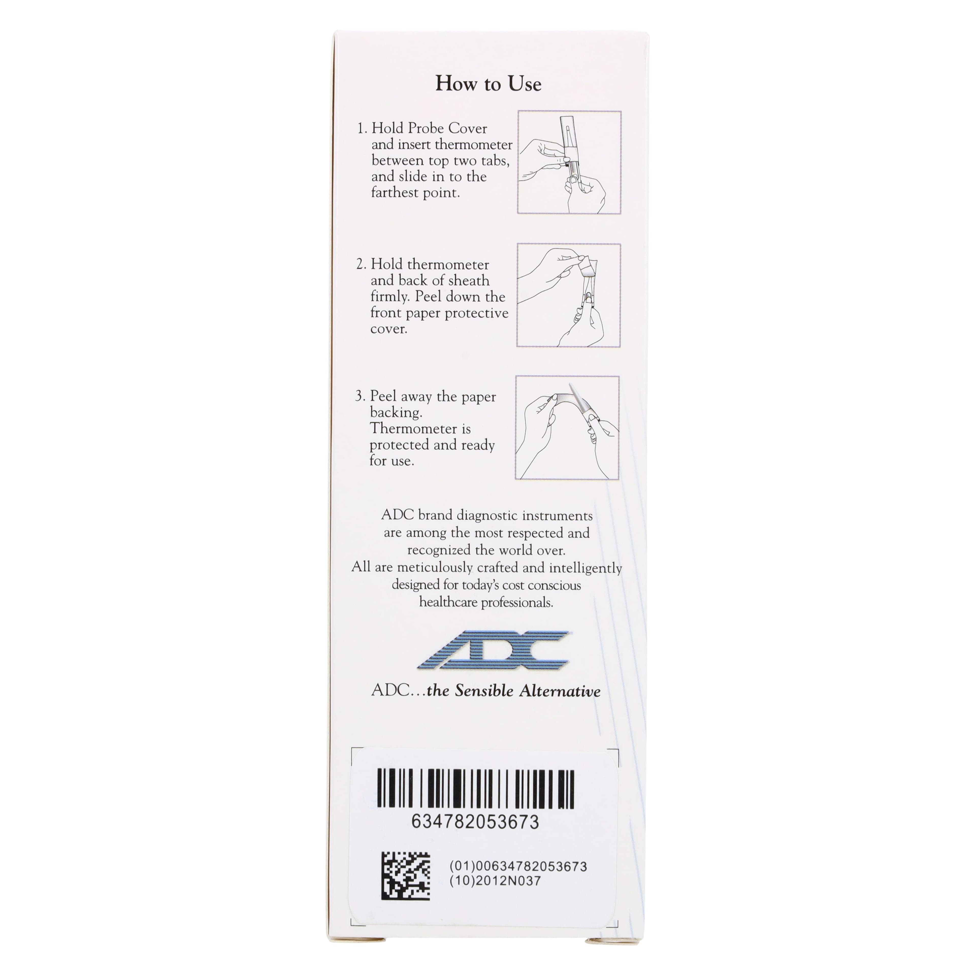 American Diagnostic AdTemp Thermometer Probe Cover Sheaths, Disposable, 50/Box thumbnail 4