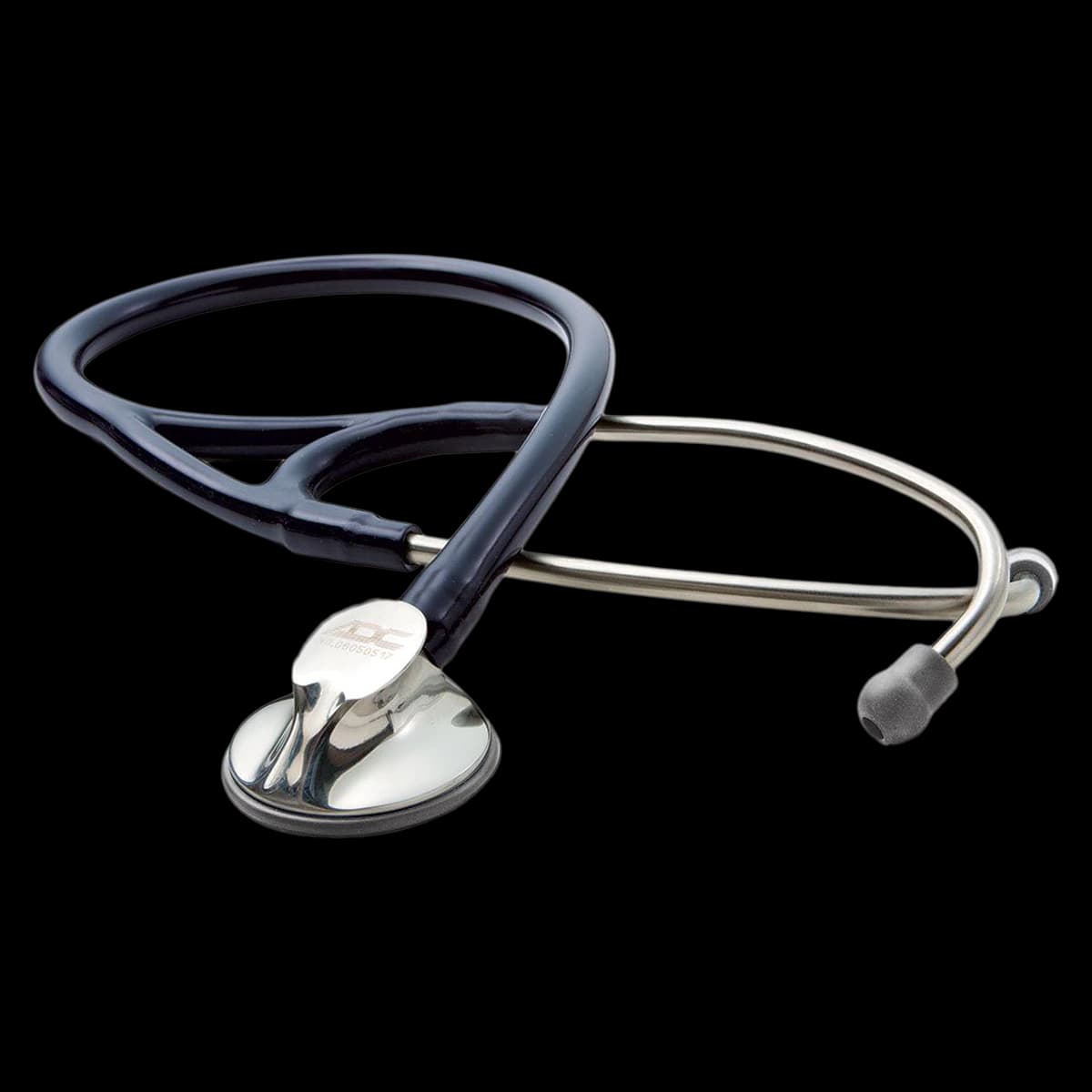 ADC Adscope 600 Cardiology Stethoscope, Adult, Blue, Double Lumen Tubing - Stethoscope Adscope Nblu 1Hd - Image 1