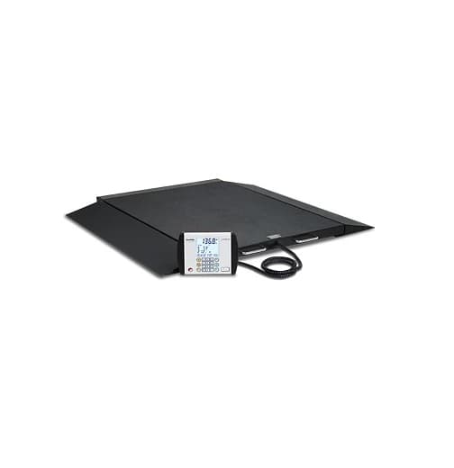 Detecto Wheelchair Scale, Digital, 1000 lb Capacity, 01KT0J078KKYS31E6PZ06JCABN - Wheelchair Scale - Image 1