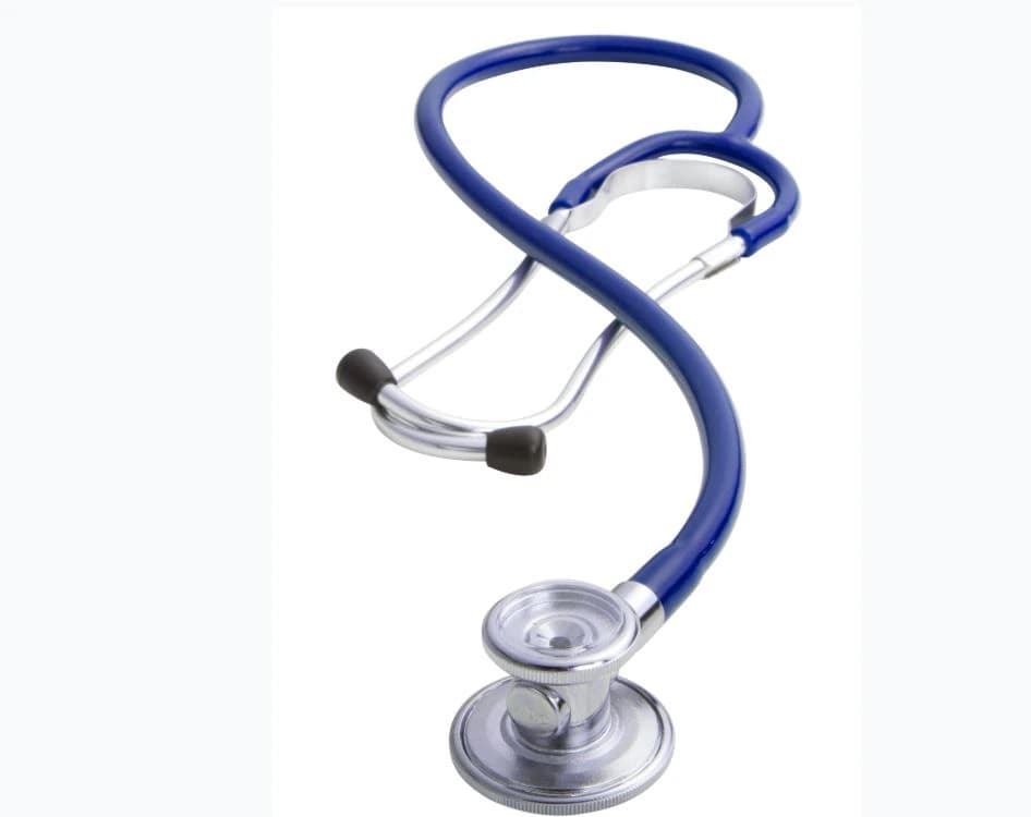 ADC Adscope 647 Sprague Rappaport Stethoscope, Adult/Pediatric, Royal Blue, Single Lumen Tubing - Steth Adscope Blue Sprague-1 - Image 1