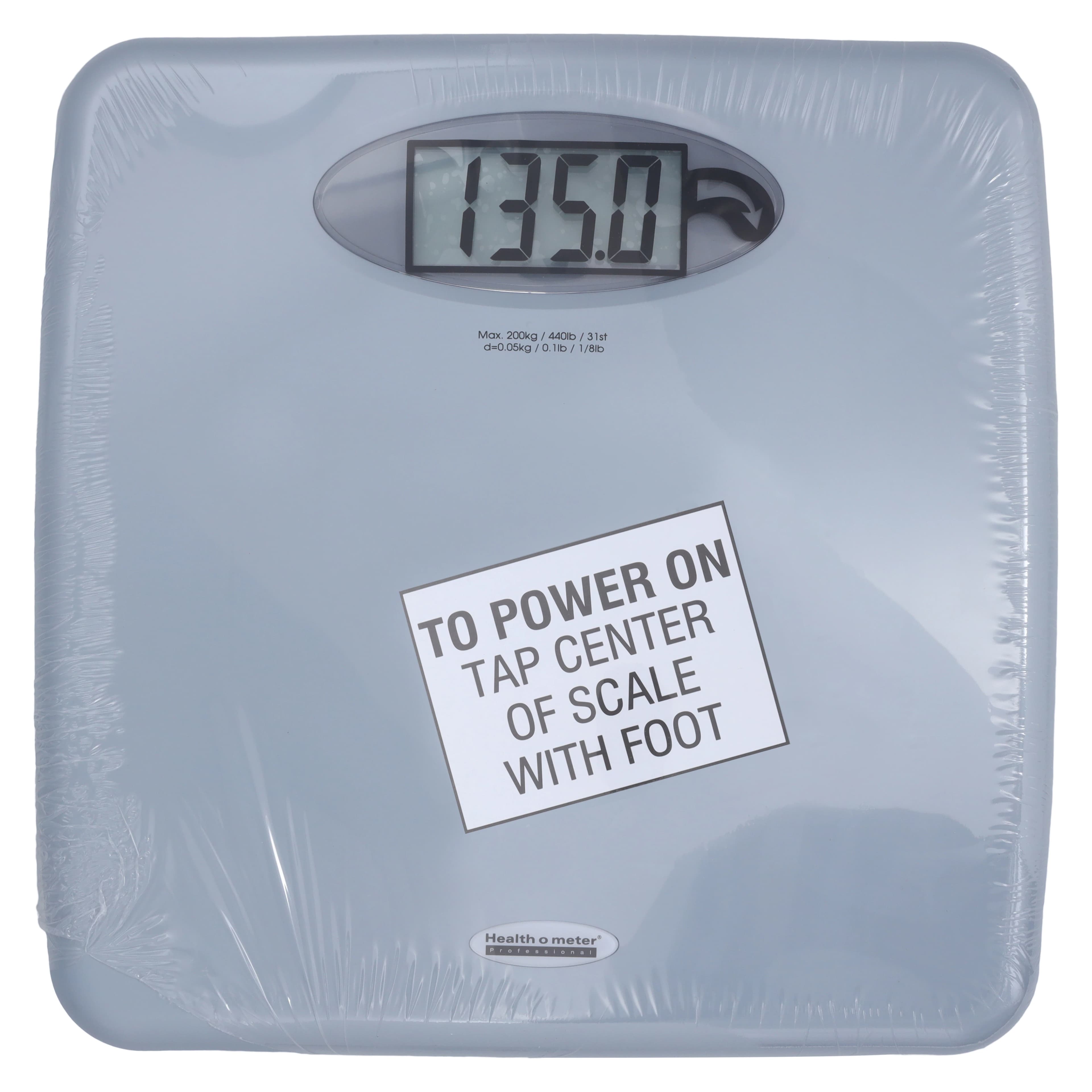 Healthometer Digital Floor Scale, 440 lb Capacity, Each thumbnail 2