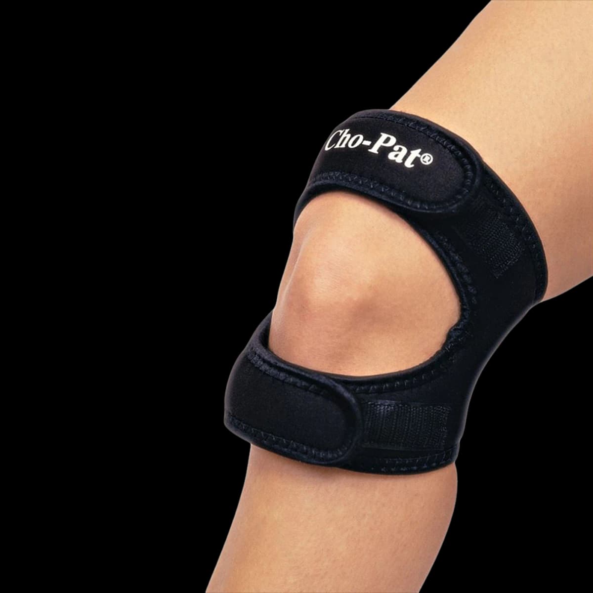 Cho-Pat Dual-Action Knee Strap, Medium (14-16"), Black - Strap Cho-Pat Knee Black - Image 1