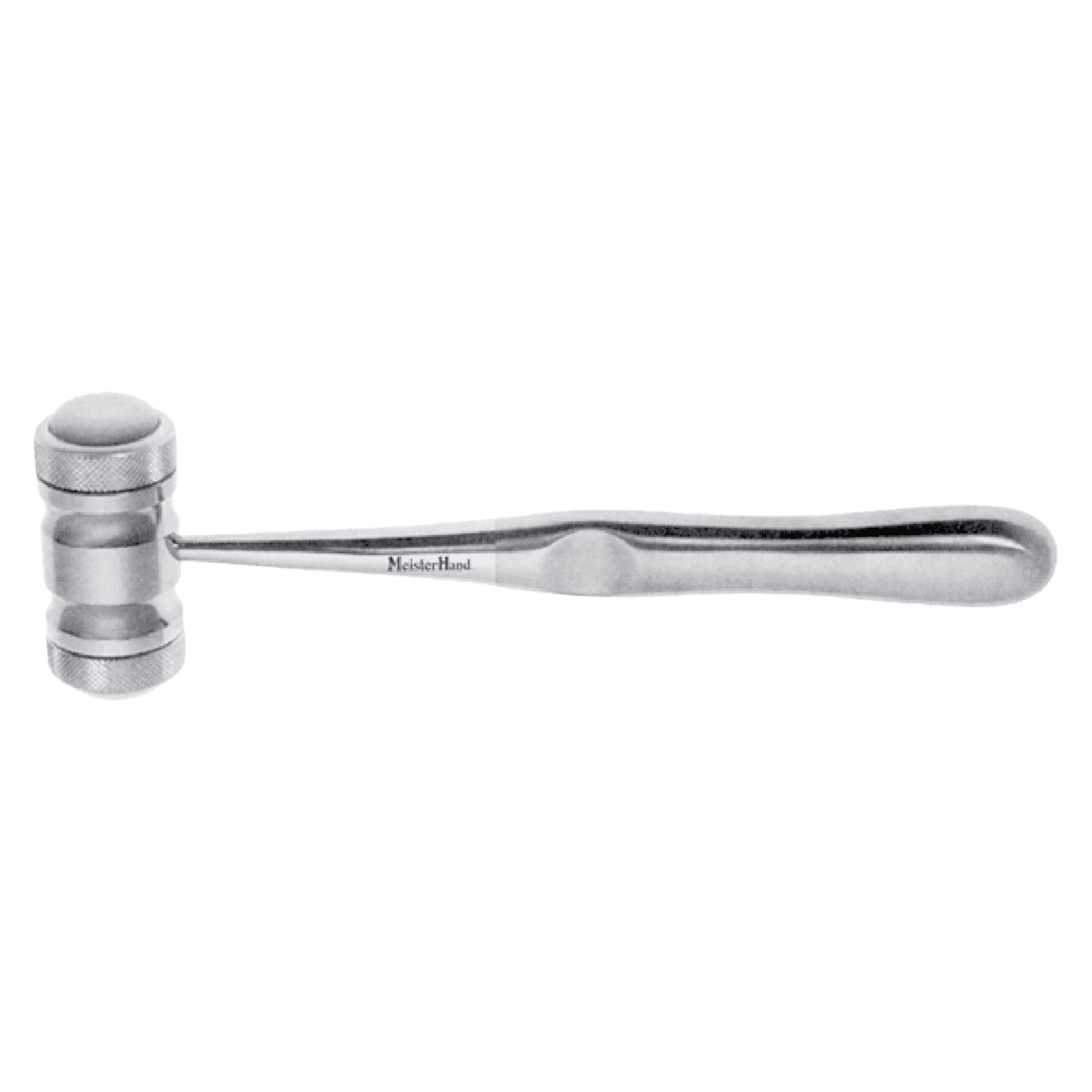 Integra Miltex MH Mead Mallet, 7-1/2" Stainless Steel, Each, MH19-796 - Mallet Surgical MH Mead SS - Image 1