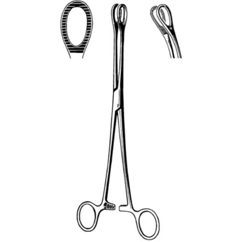 Sklar Instruments Surgi-OR Foerster Forcep Sponge, Curved, 9.5" - Forcep Sponge Curved 9.5" - Image 1