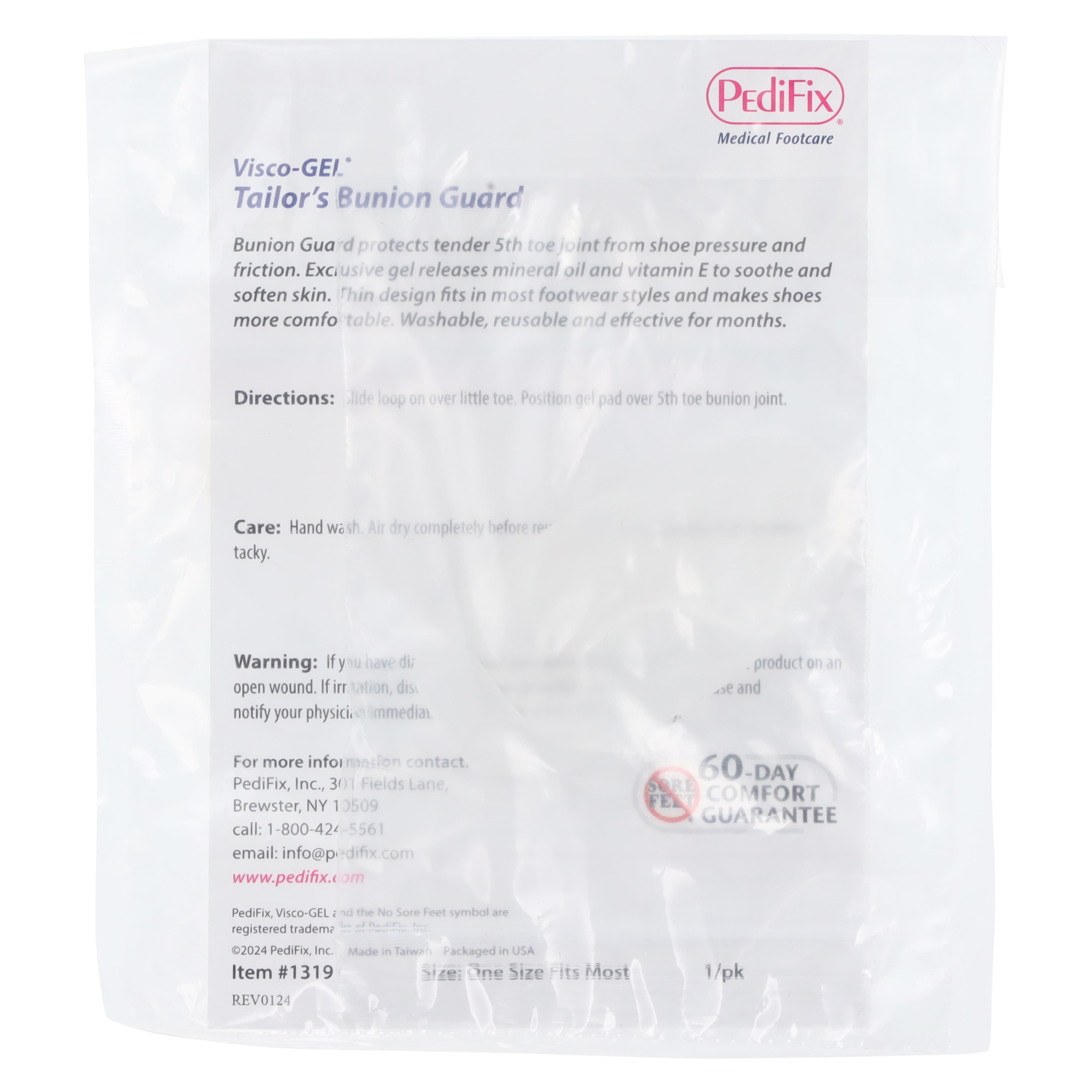 Pedifix M-Gel Tailor's Guard Visco-GEL Bunion Guard, One Size thumbnail 5
