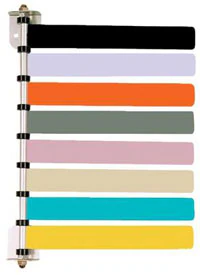 Omnimed Flag System 1-Unit, 4" Gray - Flag System 1-Unit 4"Gray - Image 1