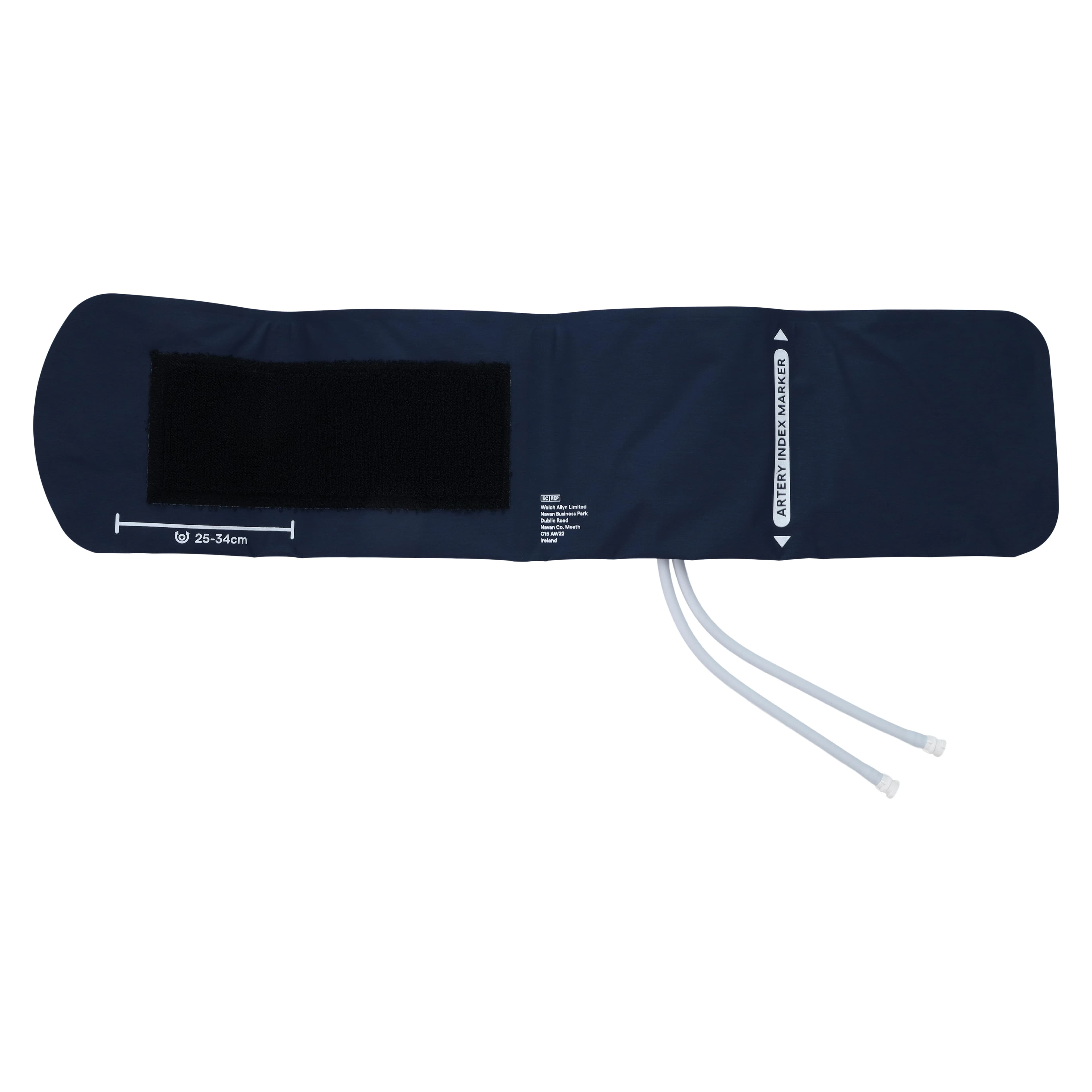 Welch Allyn FlexiPort Reusable Blood Pressure Cuff, Adult 2-Tube, Size 11, Navy Blue, Latex-Free thumbnail 3