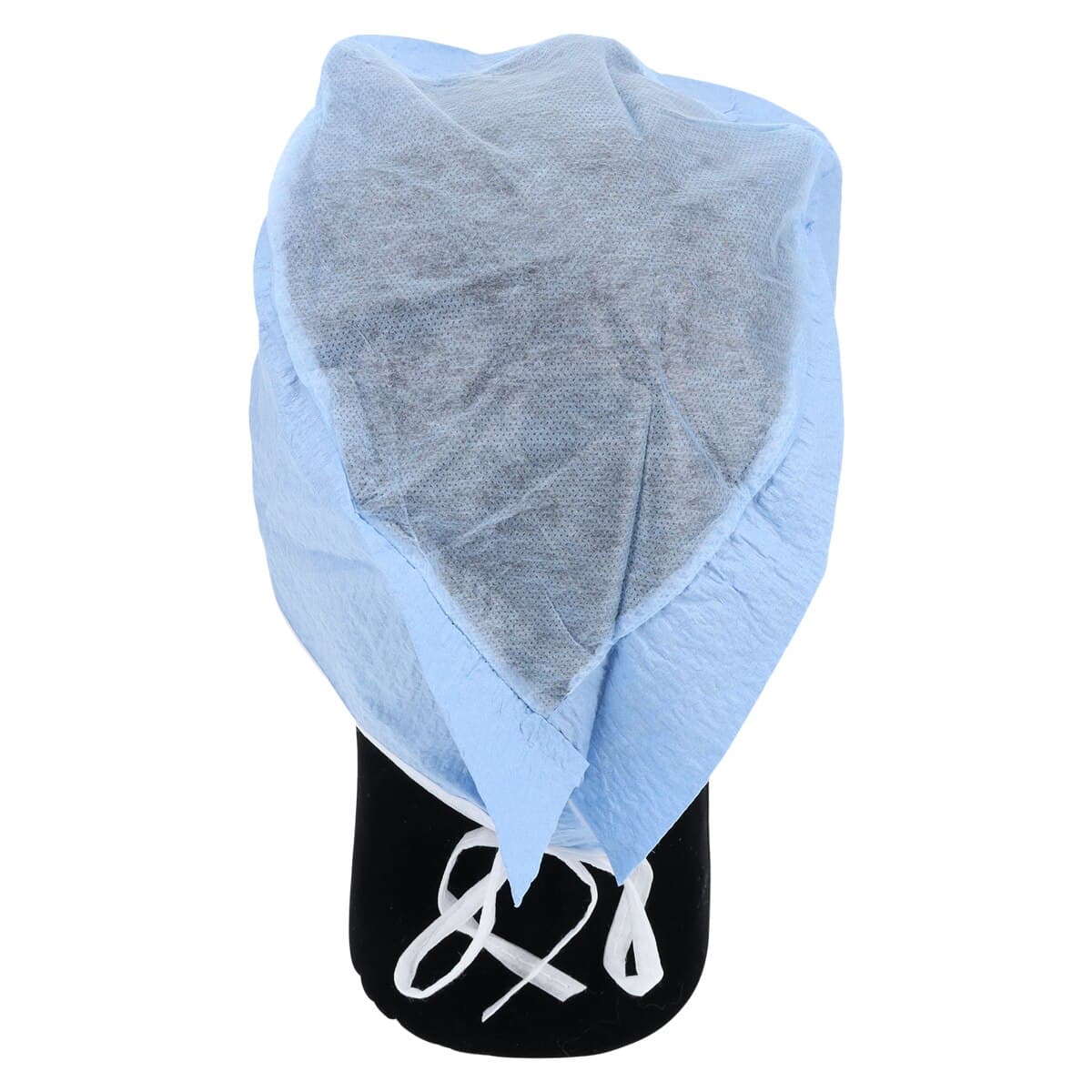 Medline Sheer-Guard Surgeon Cap Tie Back, One Size Fits Most, Blue, Disposable, Latex-Free, 500/Case thumbnail 4