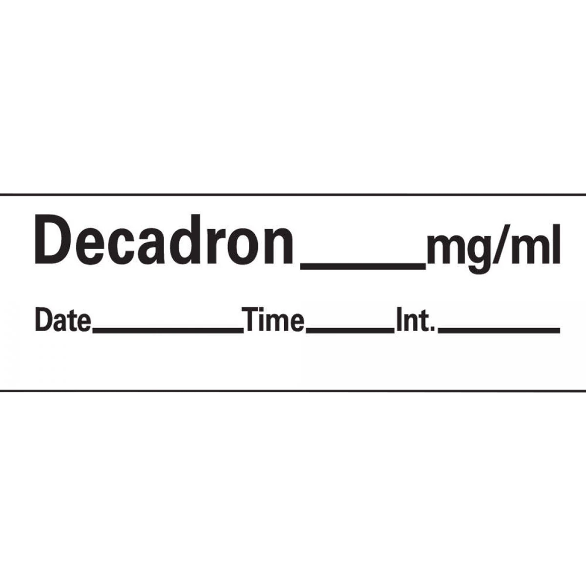 Decadron Tape White, 1.5" x 1/2", 333/Roll - Decadron Tape White - Image 1