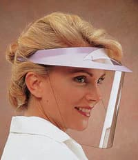 Opmed Visor Kit, Neon Yellow, Disposable, with 2 Shields and 1 Mini Shield - Visor Kit w/2 Shields - Image 1
