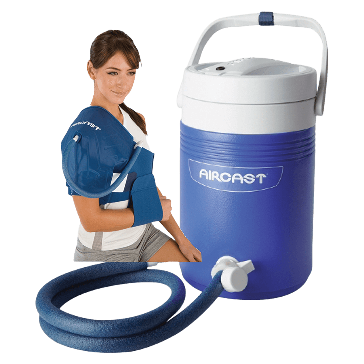 Aircast Cryo/Cuff IC Shoulder Cryotherapy Cuff, Adult, Universal 32-48" thumbnail 2