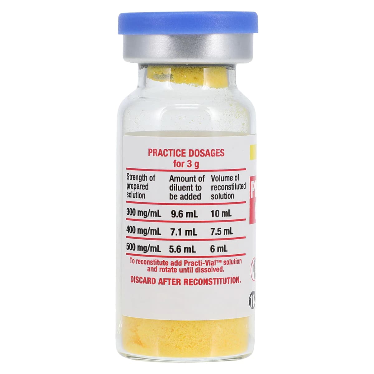 Practi-Powder Reagent Vial 10mL for Reconstitution Practice, 30 Vials/Case thumbnail 4