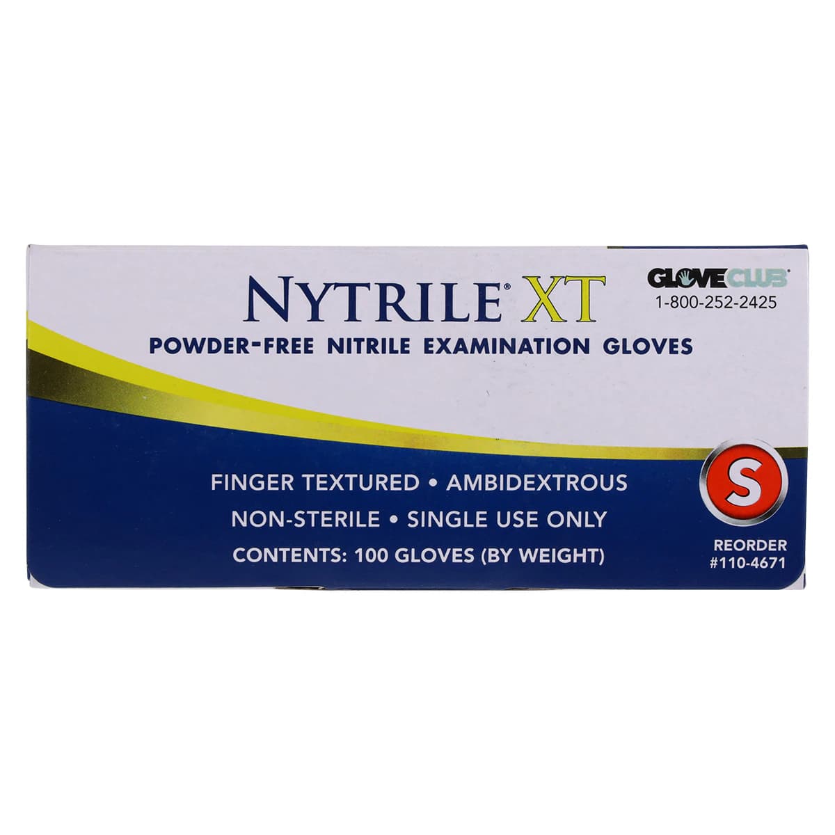 Nytrile XT Nitrile Exam Gloves, Small, Periwinkle Blue, Powder Free, Non-Sterile thumbnail 6