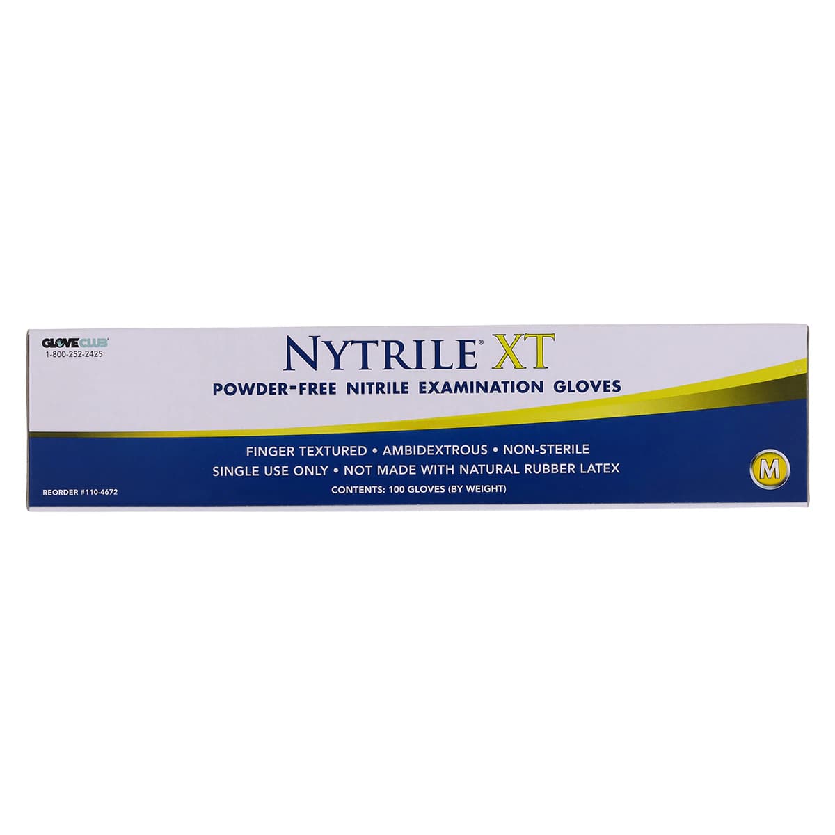 Nytrile XT Nitrile Exam Gloves, Powder Free, Non-Sterile, Medium, Periwinkle Blue thumbnail 8