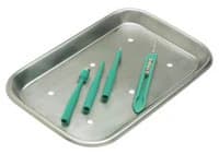 Miltex-Integra Mayo Tray, Stainless Steel, 17" x 11.5" x 0.75" - Tray Mayo Stainless Steel - Image 1