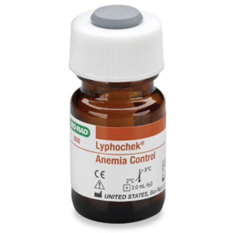 Lyphochek Anemia Single Level Control, 6 x 3 mL Lyophilized, Bio-Rad - Lypochek Anemia Control - Image 1