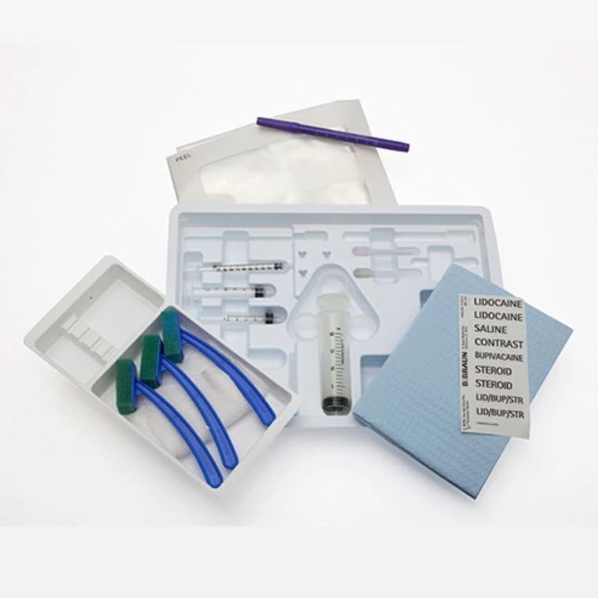 B. Braun Nerve Block Support Tray - Tray Nerve Block - Image 1