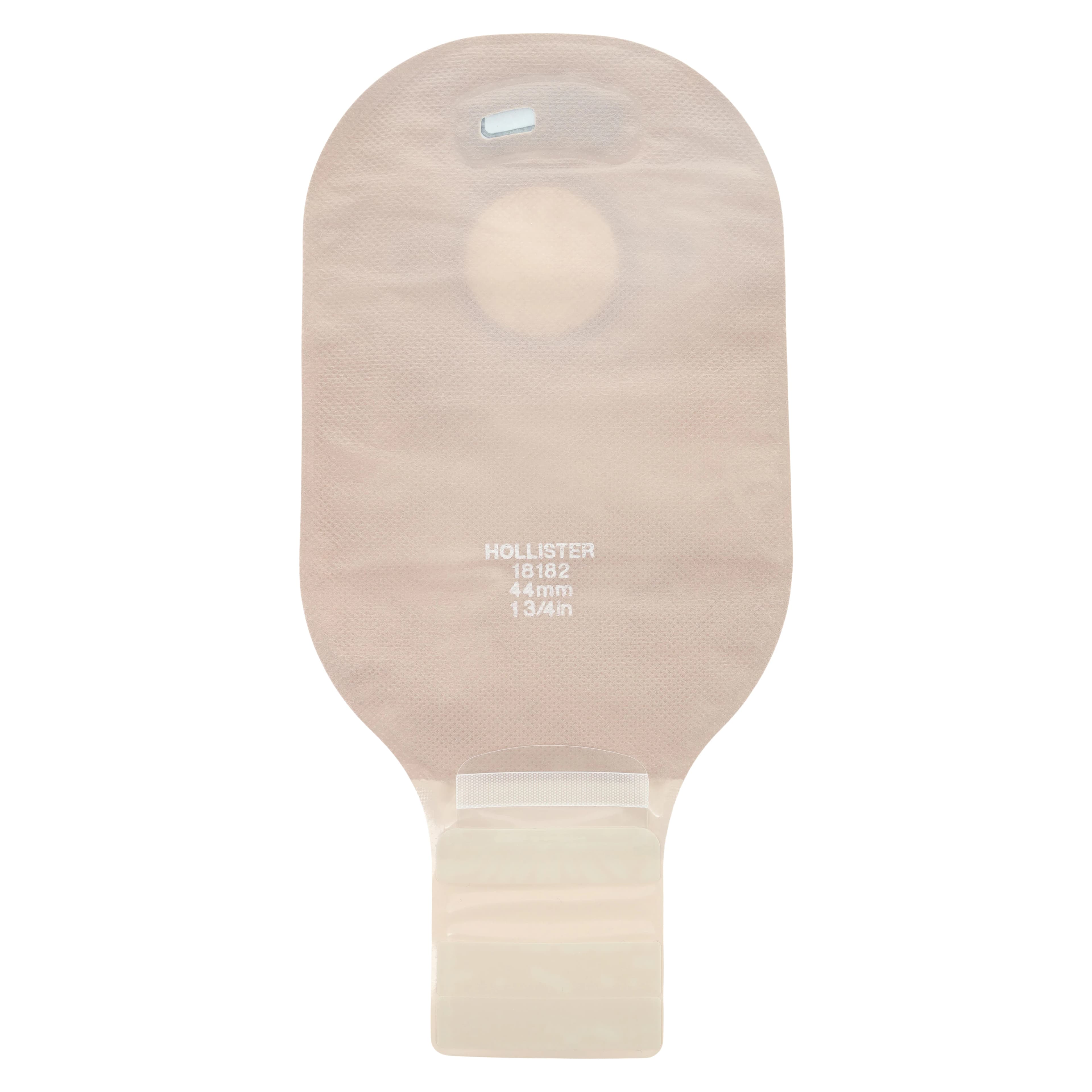 Hollister New Image 2-Piece 12" Ostomy Pouch, Beige/Green, 1-3/4" Flange - Ostomy Pouches 1-3/4 - Image 1