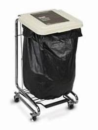 Medegen Trash Can Liner, 8-10 Gallon, 24" x 23", 0.45 mil LLDPE, Star Seal, Brown, Coreless Roll, 50/Roll, 20 Rolls/Case (1000/Case) - Liner Trash 6-7Gal 24x23" - Image 1
