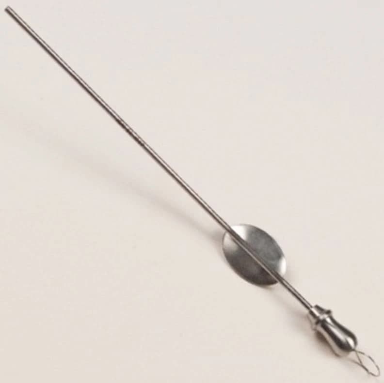 Baron Suction Tube, 7 Fr, Stainless Steel, Non-Sterile, Reusable - Baron Suction Tube 7Fr - Image 1