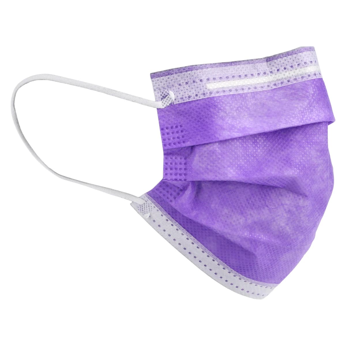 Crosstex Procedural Earloop Face Mask, ASTM Level 2, Lavender, 50/Box, GCPLV thumbnail 3
