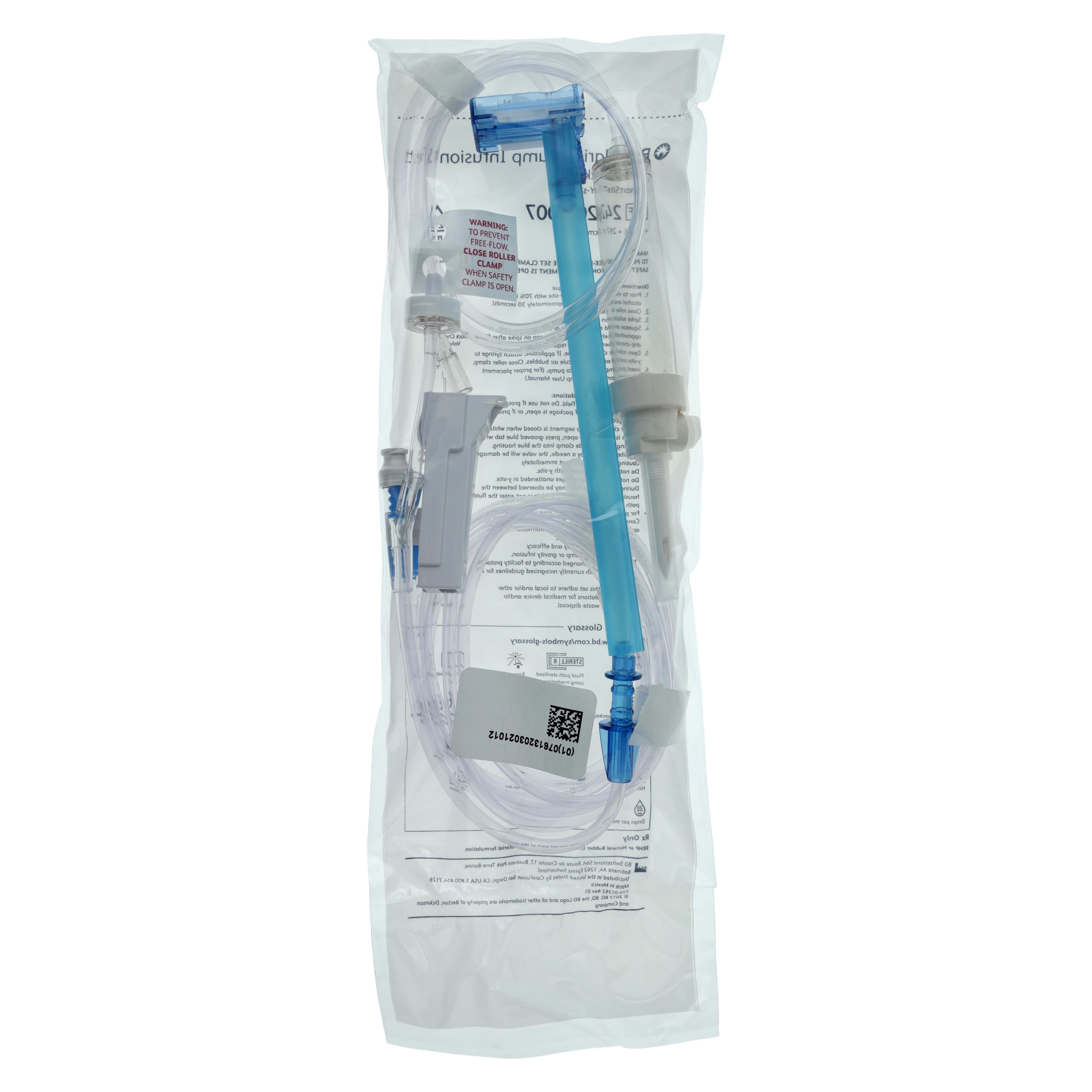 CareFusion Gemini Pump Module Infusion Set, Needleless, 20 Drops/mL, Priming Volume 24mL, 117" Tubing, 2 Injection Ports, 20/Case thumbnail 3