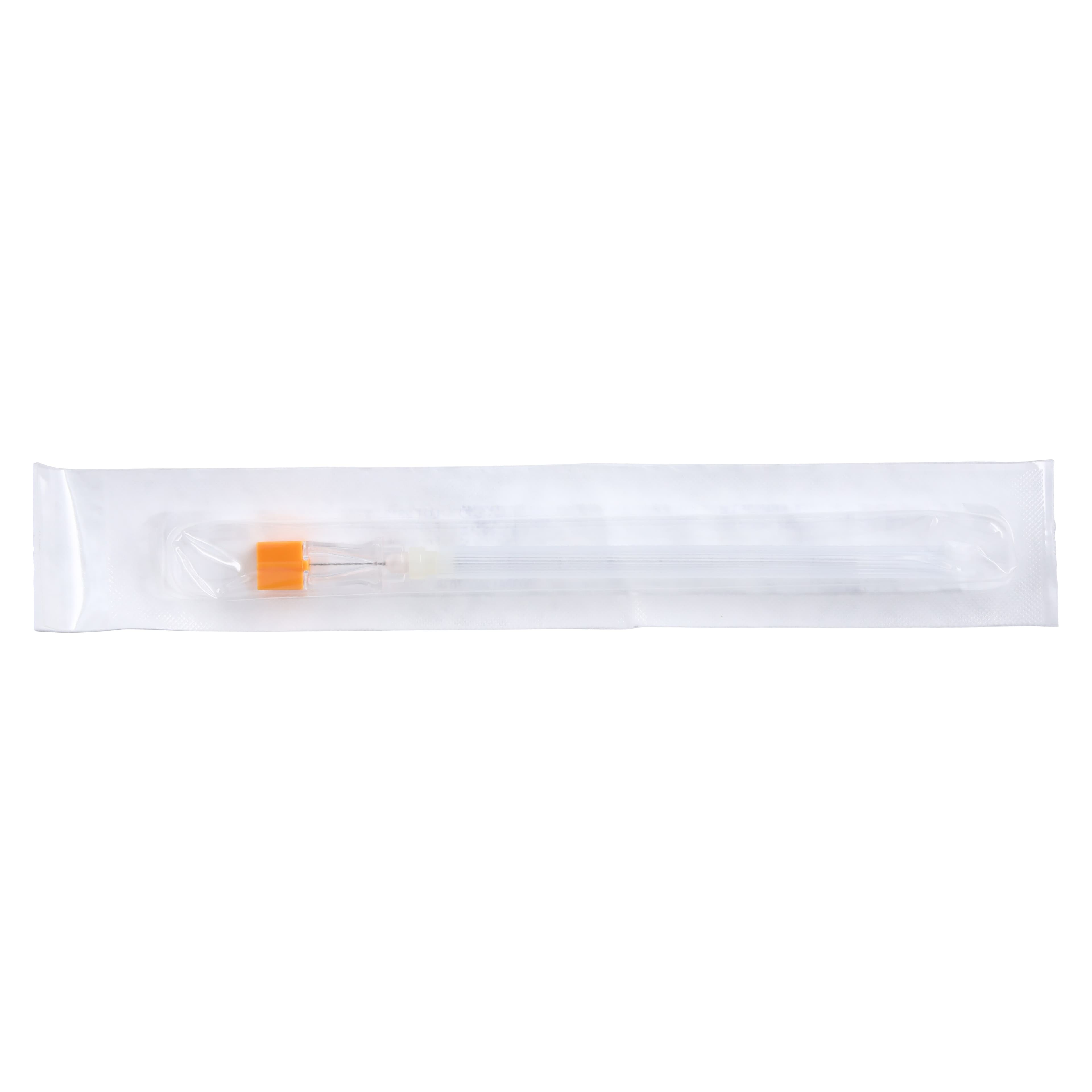 Myco Medical Quincke Spinal Needle, 25G x 3.5", Echogenic Stylet Tip, Orange, Sterile, 25/Bx thumbnail 3