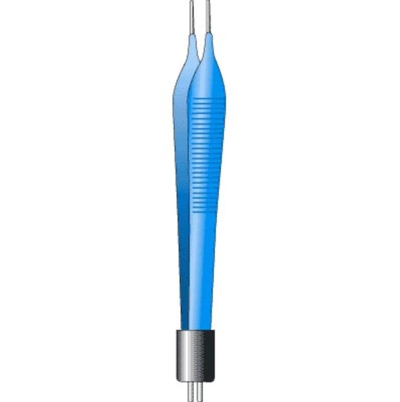 Sklar Adson Bipolar Forceps, Straight, 1mm Tips, Stainless Steel, Autoclavable, Reusable - Forcep Adson Bipolar 1mm - Image 1