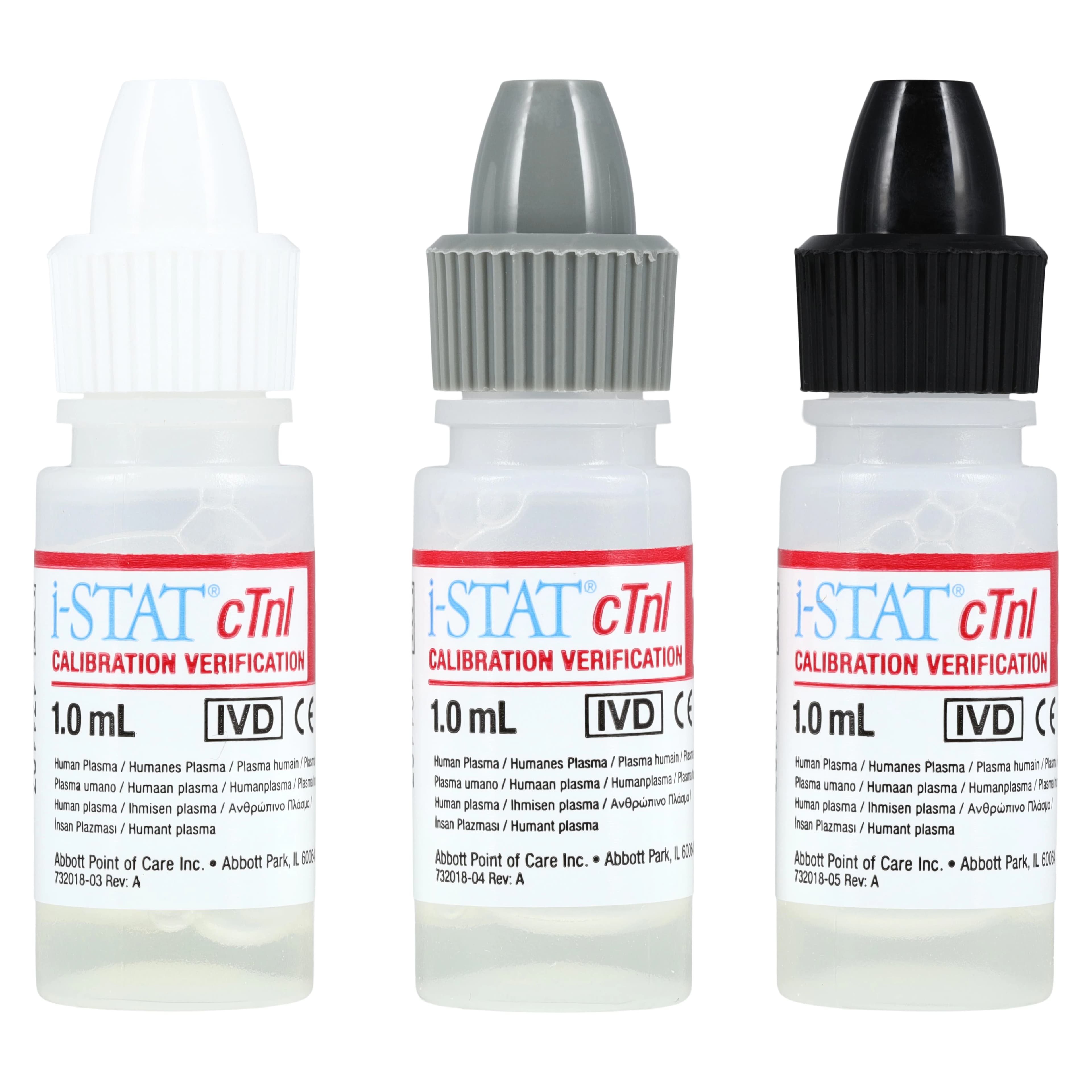 Abbott i-STAT Troponin Calibrator/Verifier, 6x1mL, Level 1-3, 3x3Vl/Box thumbnail 3