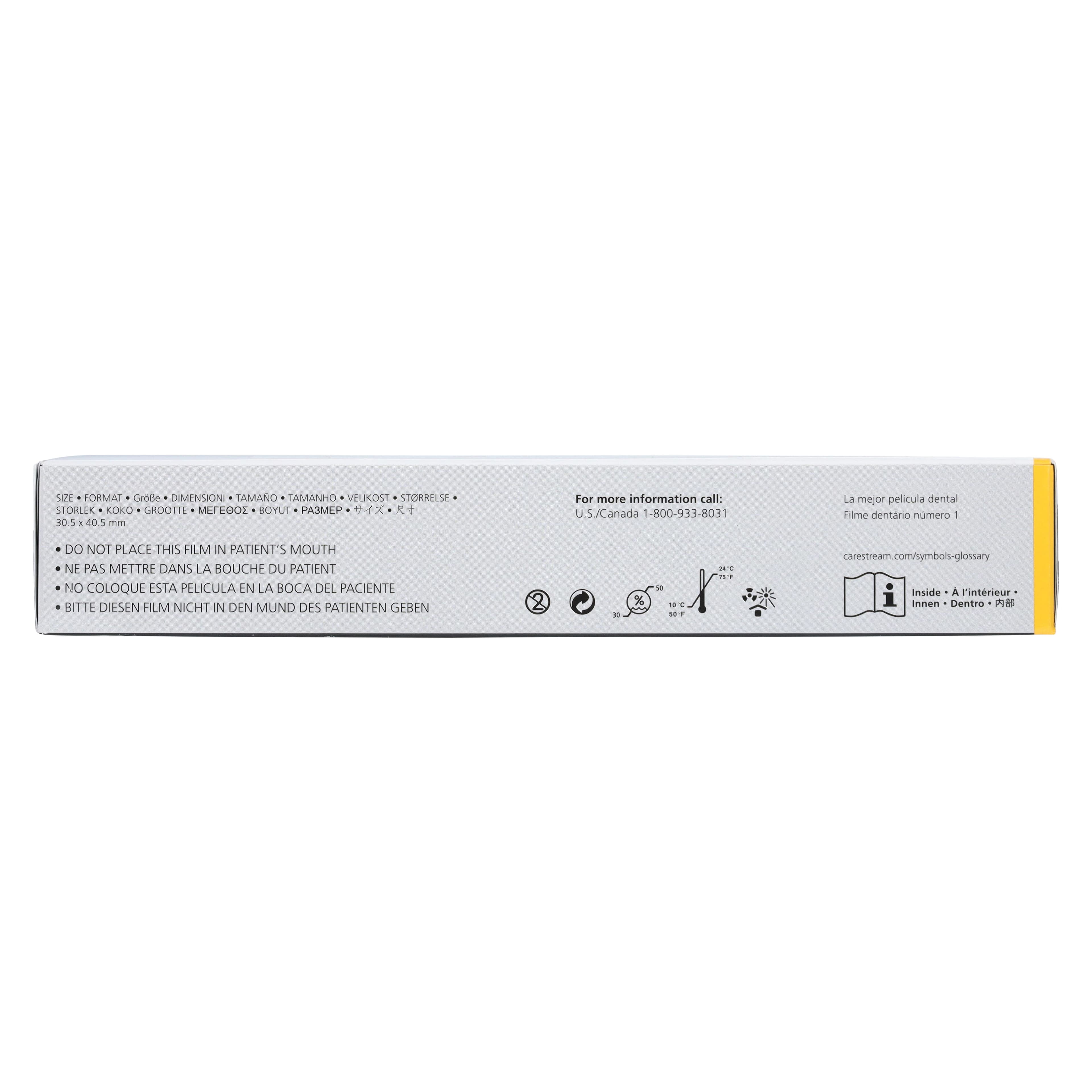 Carestream Dental X-Omat 2 Dental Duplicating Film, Size 2, 1-1/4" x 1-5/8", 150/Box, 1586460 thumbnail 3