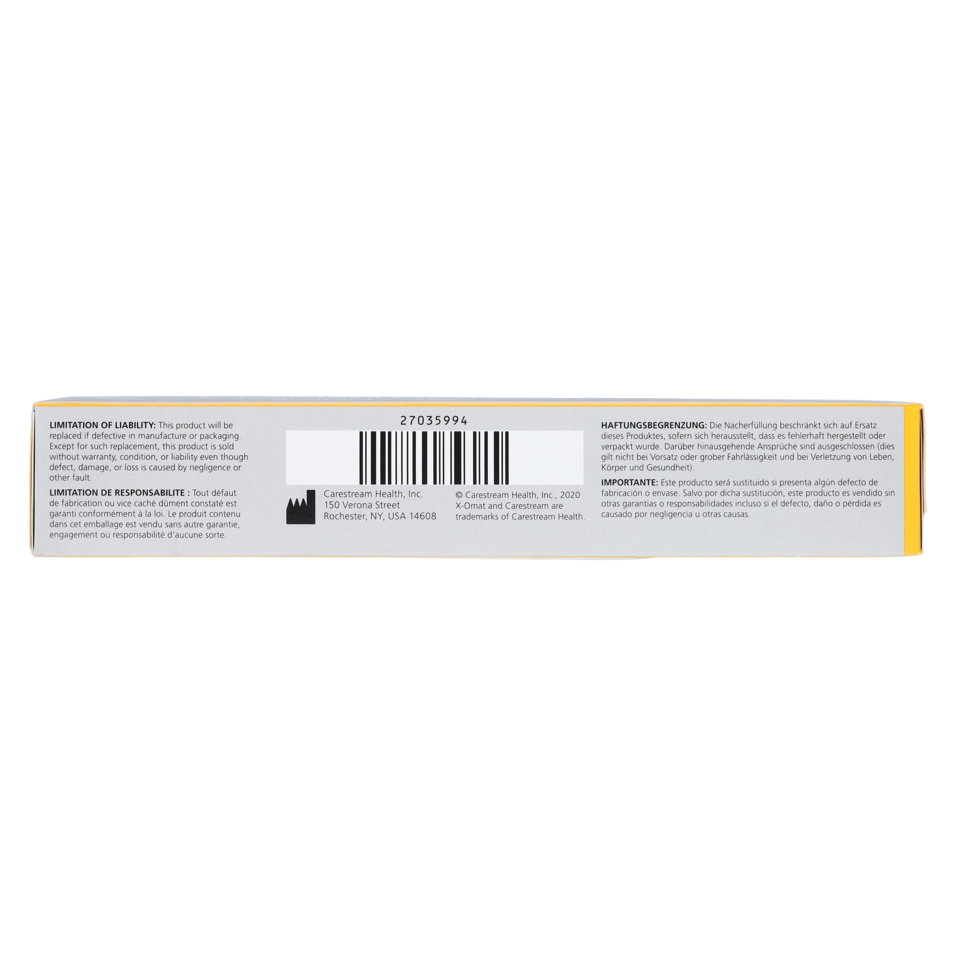 Carestream Dental X-Omat 2 Dental Duplicating Film, Size 2, 1-1/4" x 1-5/8", 150/Box, 1586460 thumbnail 4