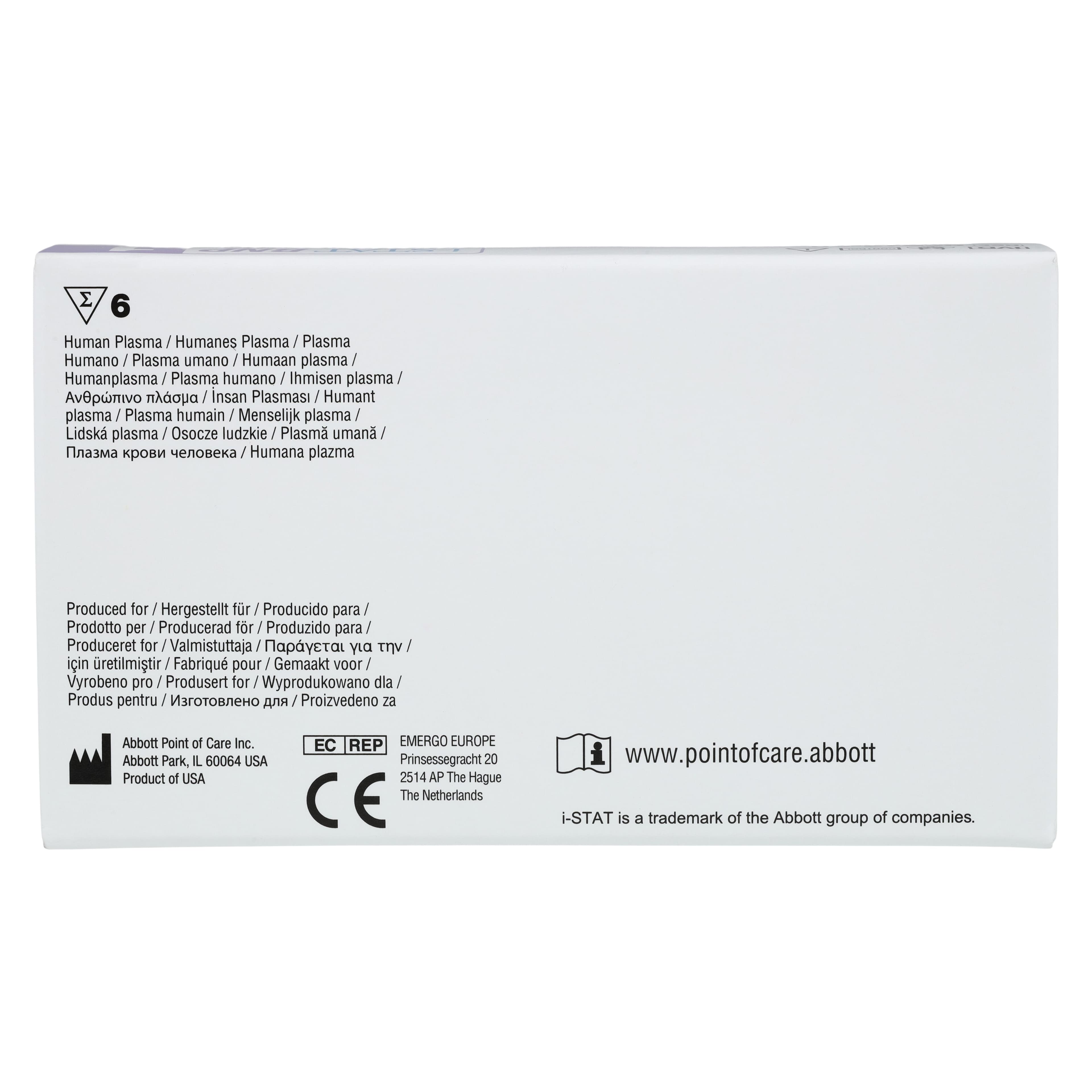 Abbott i-STAT BNP Control Level 1, 6x1mL/Box, 01KT0J0343Z250Q6RP1BE01AY6 thumbnail 6