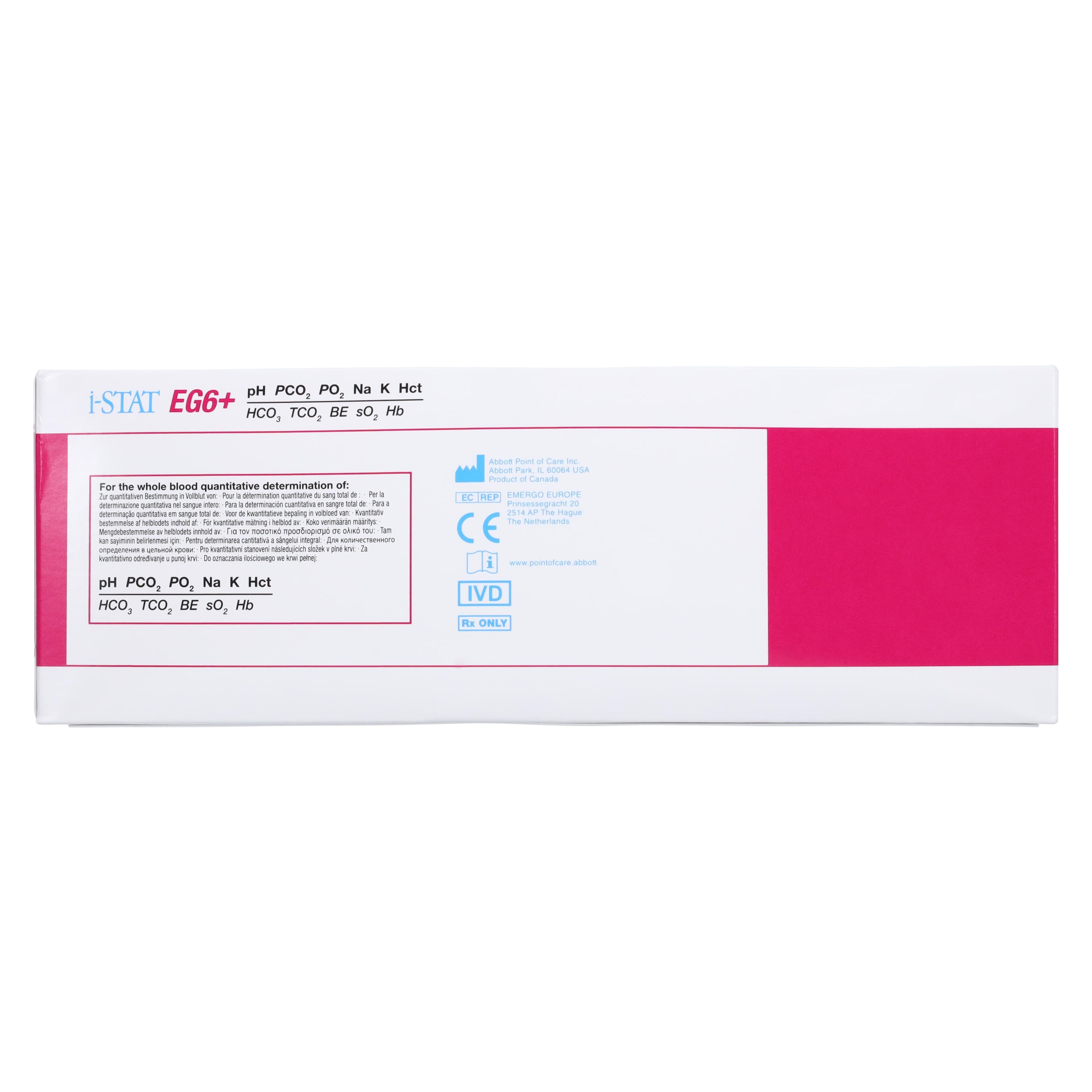 Abbott i-STAT EG6+ Test Cartridge, Moderately Complex, 25/Box thumbnail 3