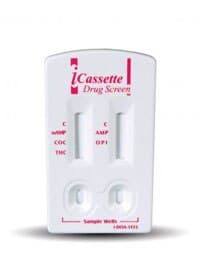 iCassette Drug Screen 4 Panel Test Kit, CLIA Waived, COC/THC/OPI/MAMP, 25/Box - ICassette Drug Screen 4Pannel - Image 1