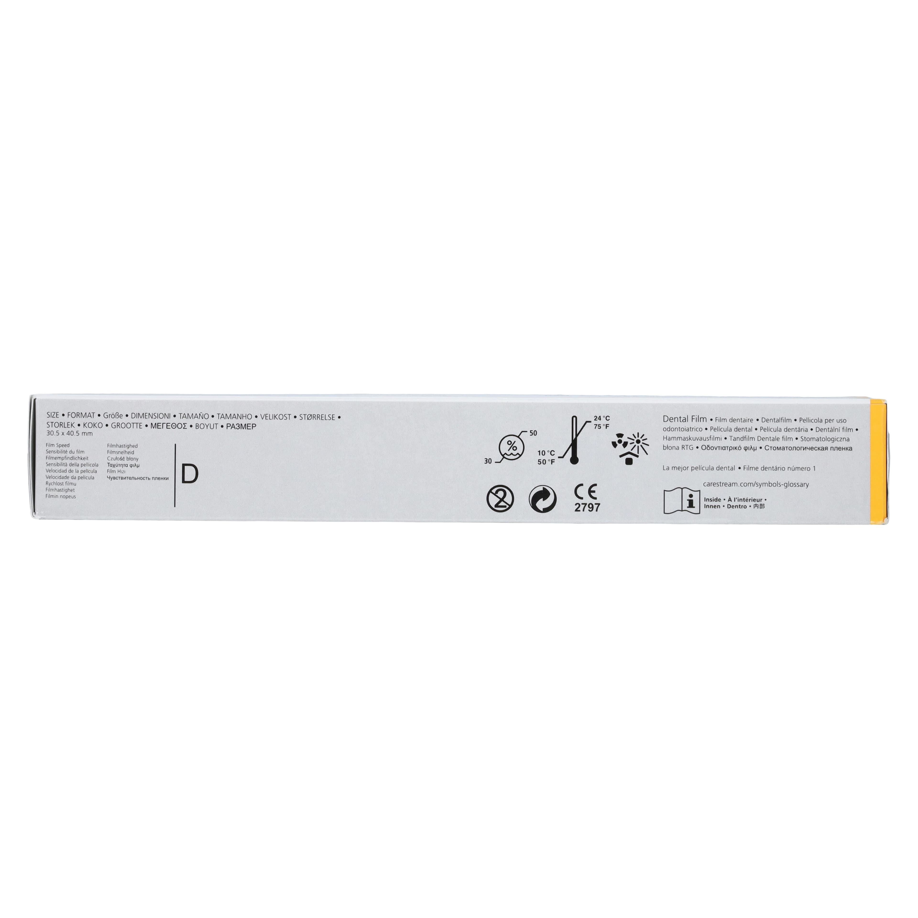 Carestream Ultra-Speed DF-57 Dental X-Ray Film, Size 2, Double Film, Paper Packets, 150/Box, 1491752 thumbnail 3