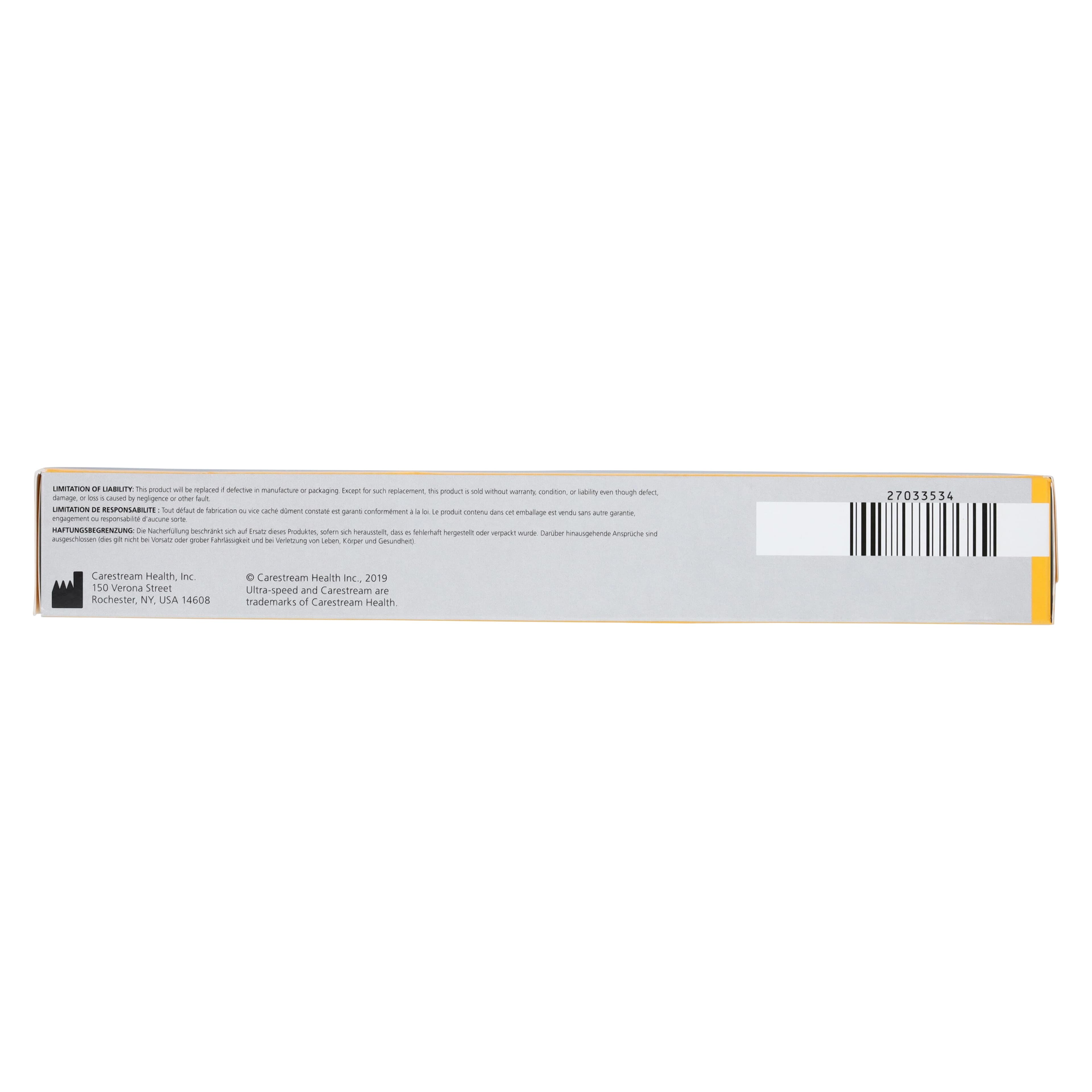 Carestream Ultra-Speed DF-57 Dental X-Ray Film, Size 2, Double Film, Paper Packets, 150/Box, 1491752 thumbnail 4