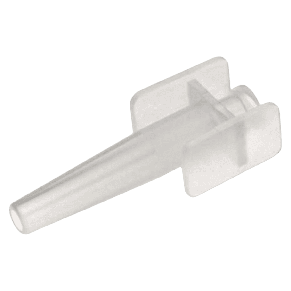 Baxter Lock-To-Cath Tip Adapter, Luer Lock to Catheter, Polypropylene, Sterile, White, 50/Case - Adapter Cath Lock-To-Cath - Image 1