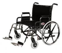 Paramount XD Bariatric Manual Wheelchair, 30" x 19 1/2", Detachable Desk Arm, Swingaway Footrest, 650 lb Capacity - Paramount XD 30” x 19 ½ Detachable Desk Arm Swingaway Footrest - Image 1