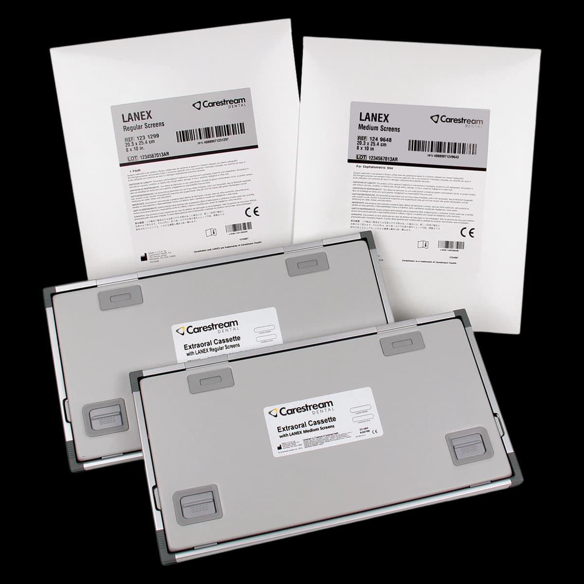 Lanex Intensifying Screens, Regular, Hinged, 15 x 30 cm, Green Sensitive, 1/Pkg - Lanex Intensifying Screens – Regular, Hinged, 15 x 30 cm - Lanex Intensifying Screens – Regular, Hinged, 15 x 30 cm - Image 1