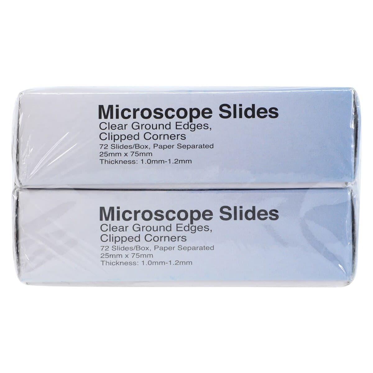 Grafco Plain Microscope Slides, 3" x 1", Clear, Precleaned, Rounded Corners, Grounded Edges, 144/Box thumbnail 3