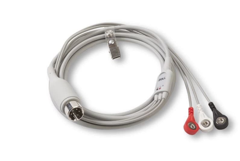 Zoll Medical ECG 3-Lead Patient Cable - Cable ECG 3Lead - Image 1