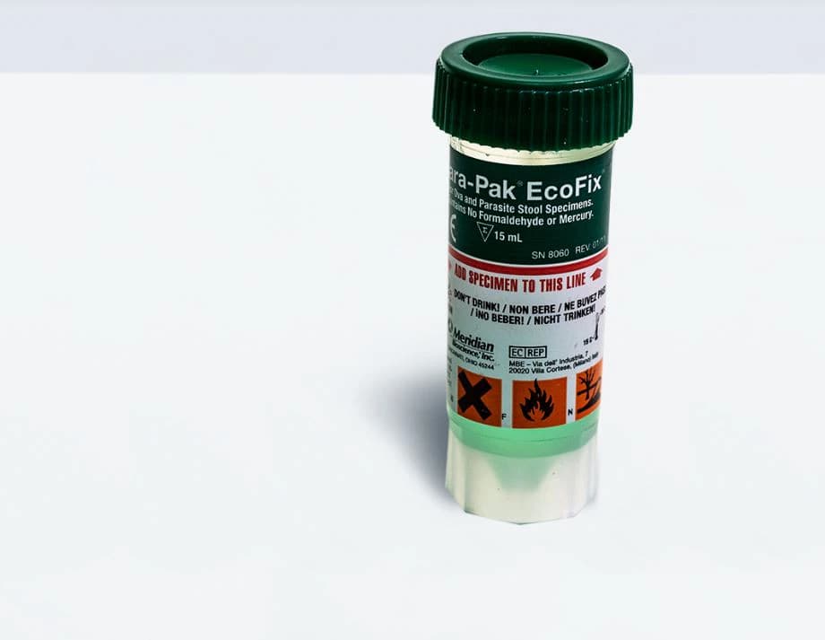 Para-Pak EcoFix Stool Vials, 120/Case - Para-Pak EcoFix Vials - Image 1