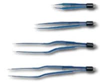 Conmed Bipolar Forceps, Curved, 4" - Forcep Bi-Polar Cvd 4" - Image 1