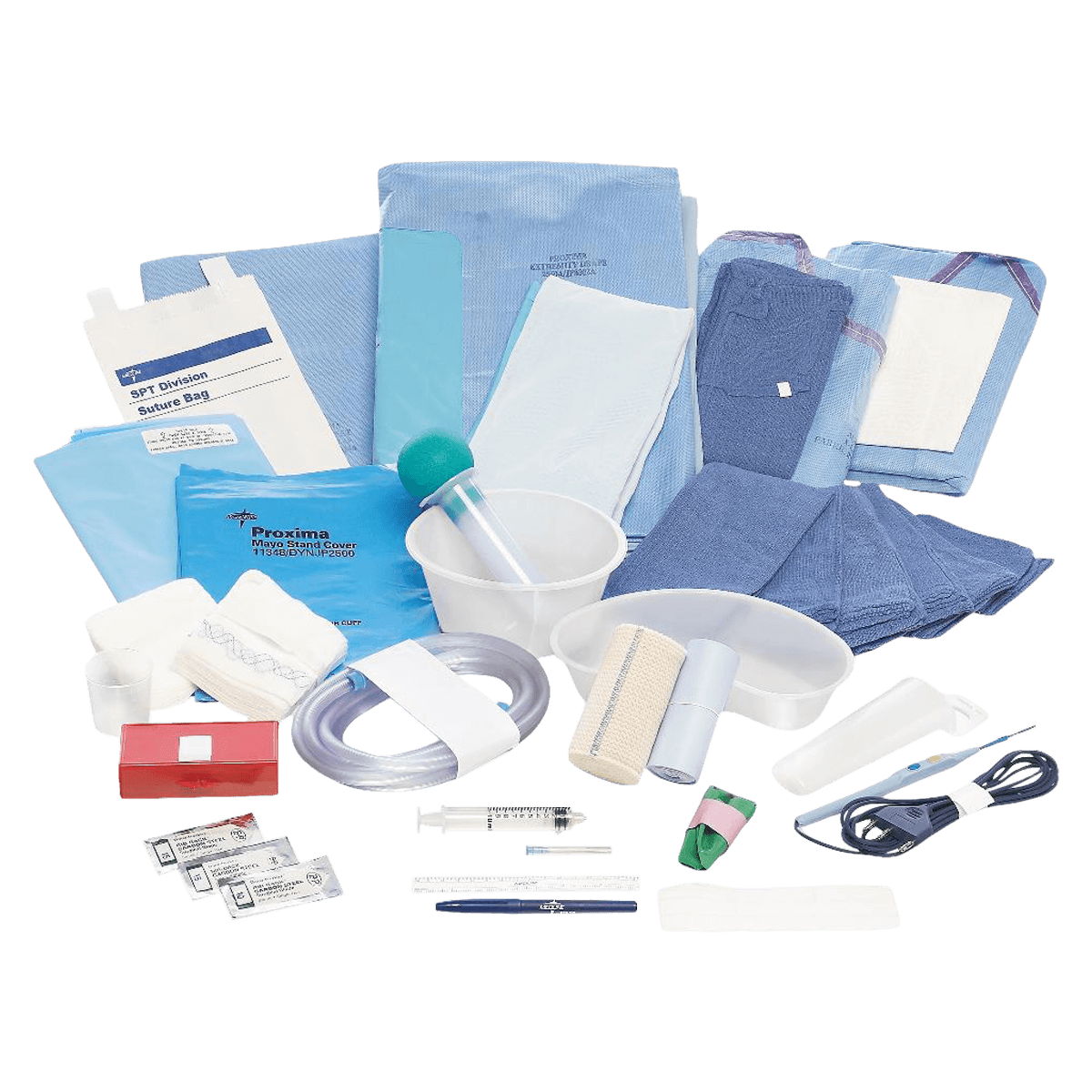 Medline Major Extremity Pack, Lower Extremity Procedure Kit - Major Extremity Pack - Image 1