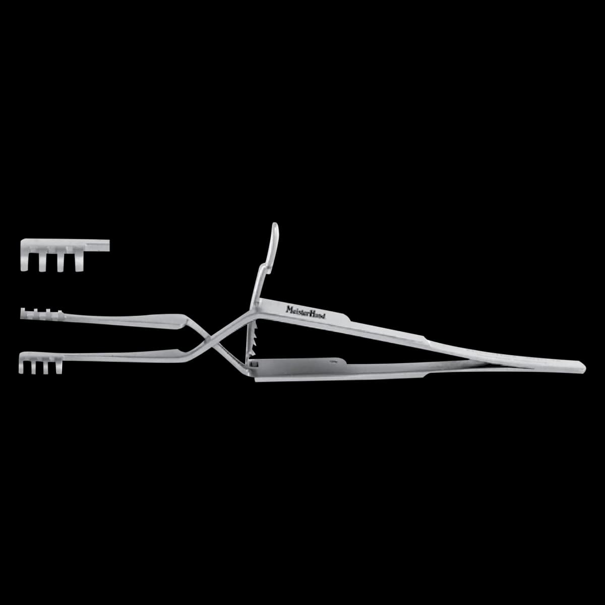 Miltex Meister-Hand Heiss Self-Retaining Retractor, 4" Stainless Steel, Each - Retractor Heiss Self-Ret - Image 1