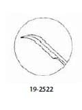 Miltex House Tympanoplasty Knife, Curved, Stainless Steel, 6-39/64" - Knife Tympanoplasty House - Image 1